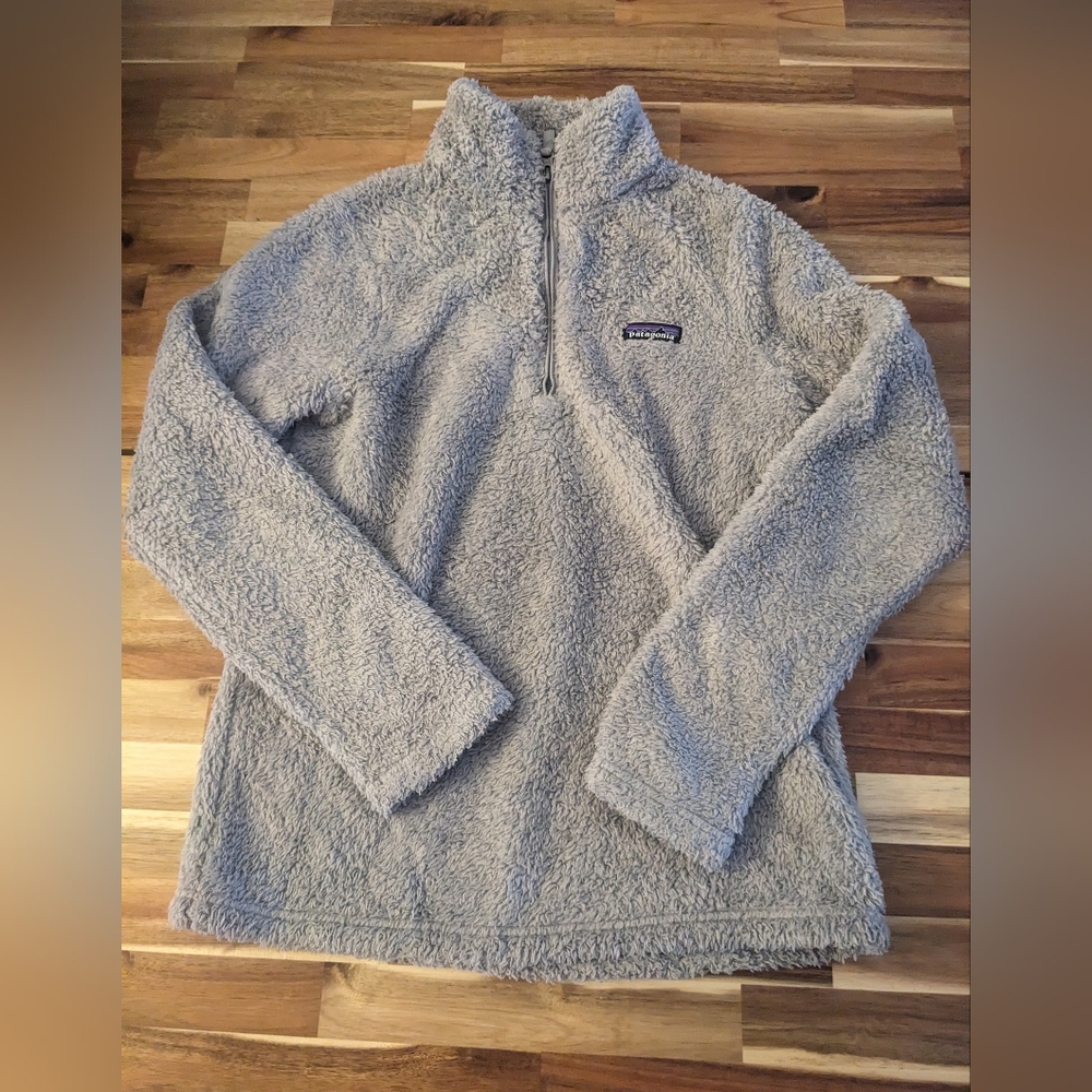 Patagonia Gray Half Zip Fleece Pullover